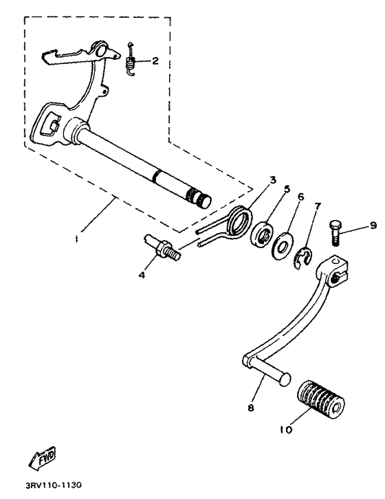Schaltwelle.pedal