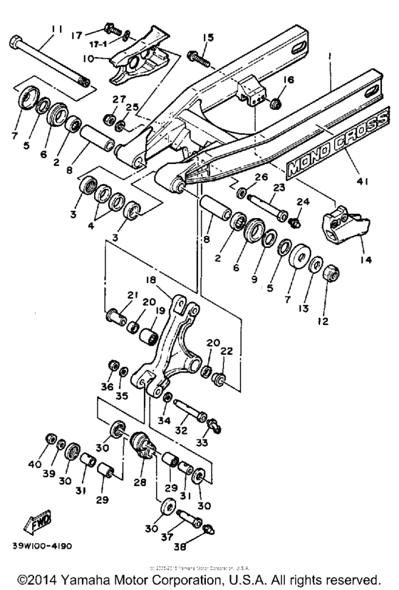 Swing arm k