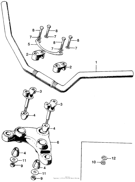 Handlebar + top bridge