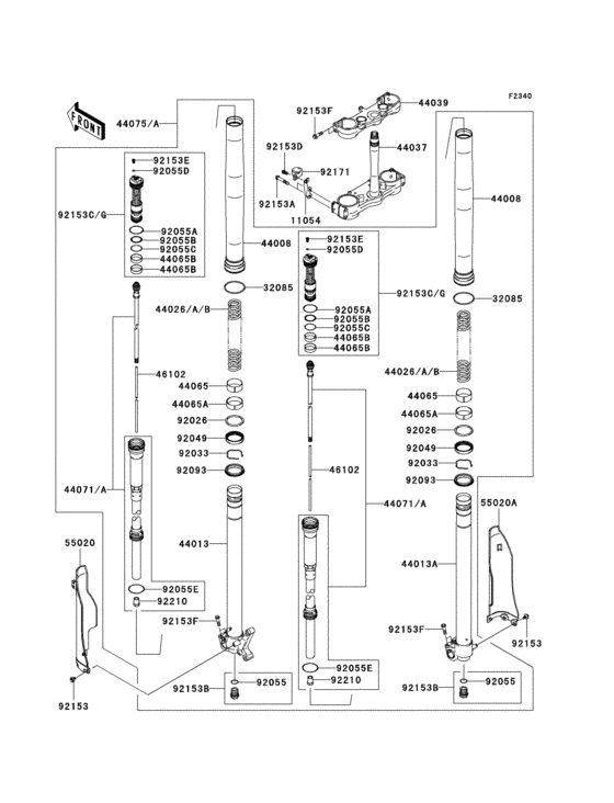 Front fork(1/2)