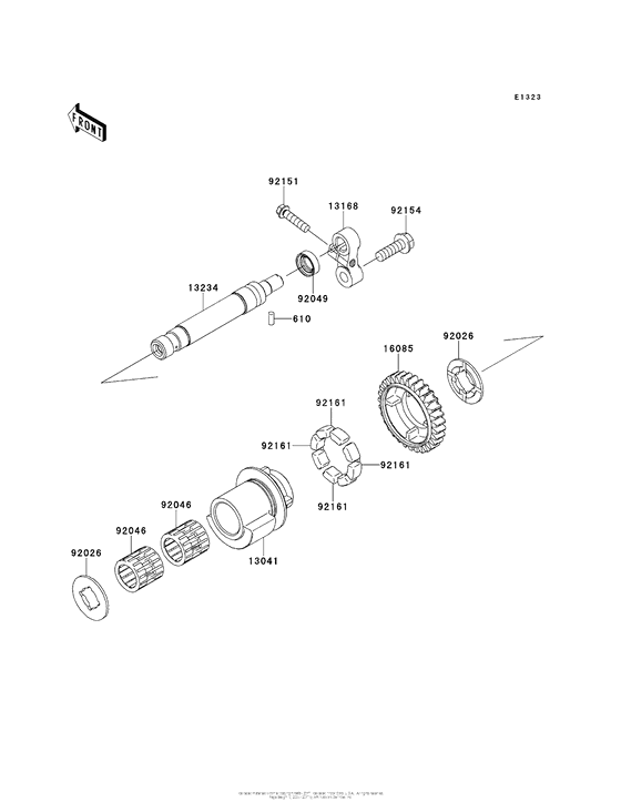 KLZ1000 Валансирный вал