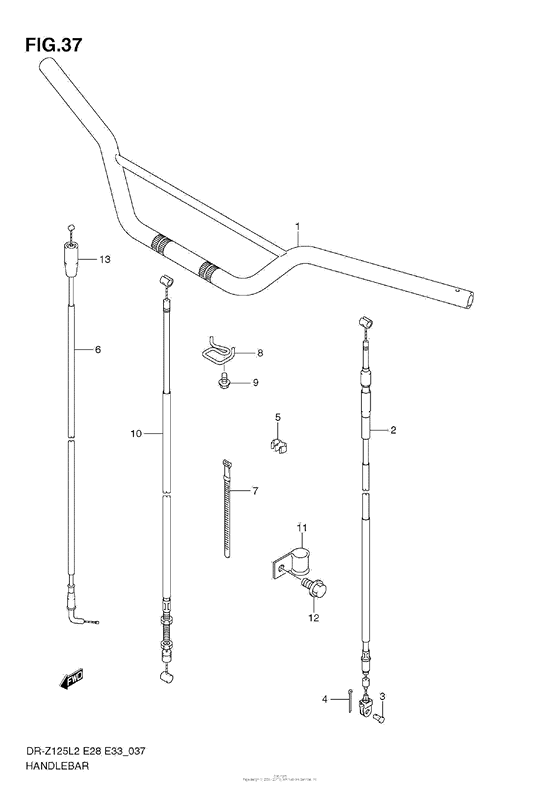 Handlebar (Dr-Z125 E28)