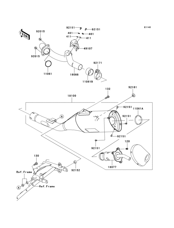 Muffler(s)(-jkalxga1 8a006445)