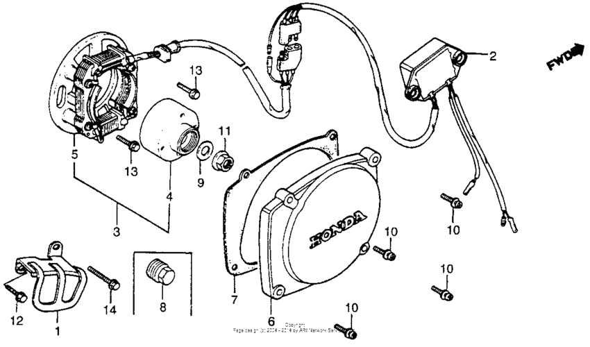 Alternator + c.d.i. unit