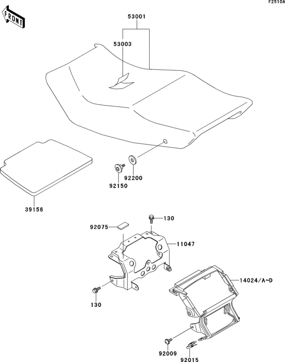 Seat(zx600-d3)