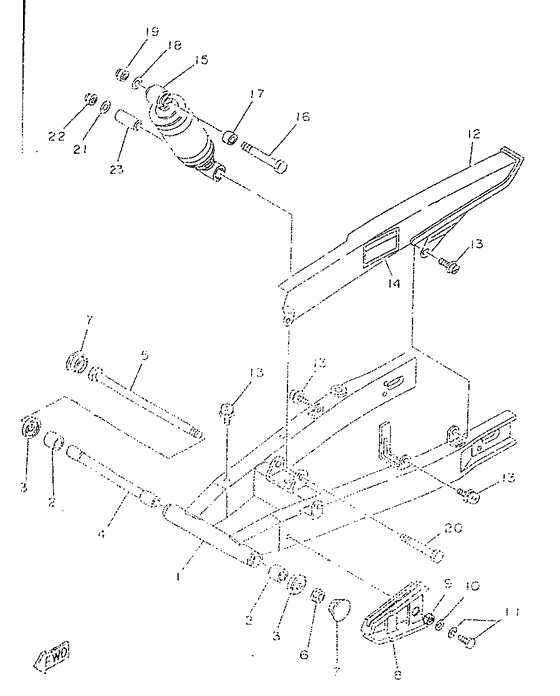 Rear arm. suspension