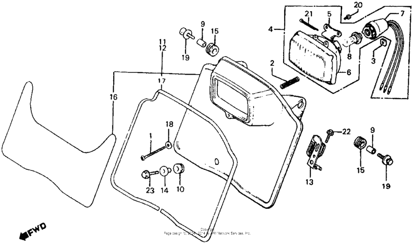 Headlight 81-82