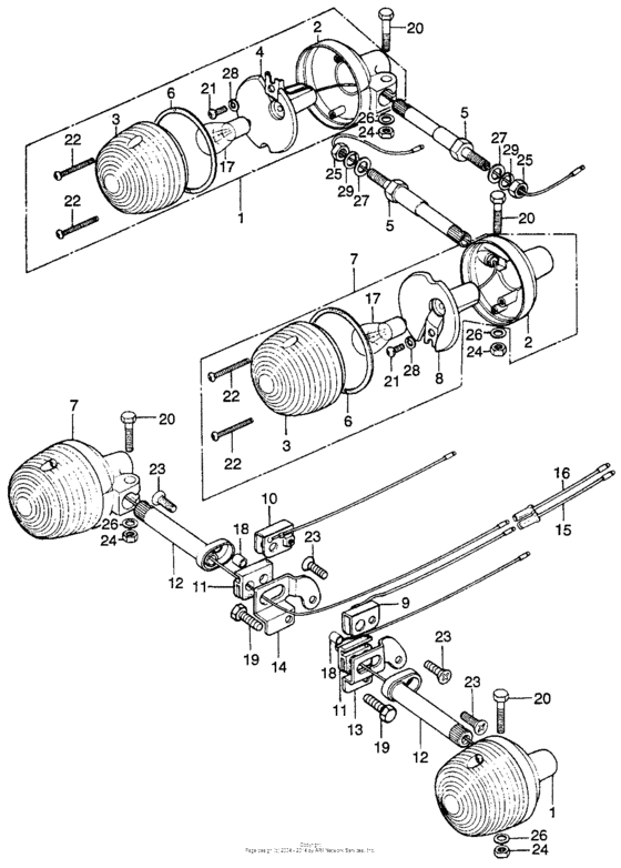 Cl100s turn signal k3