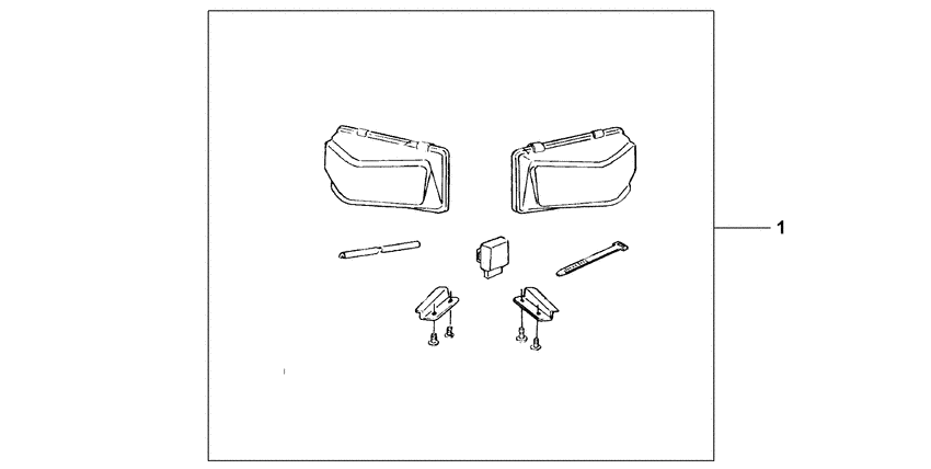 GL1500A Cornering light kit