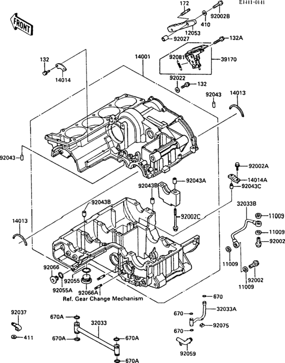 Crankcase(-zxt00a-020487)