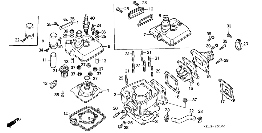 Cylinder/cylinder head