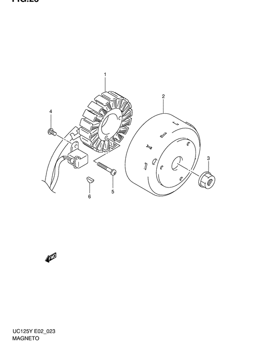 UC125 Зажигание