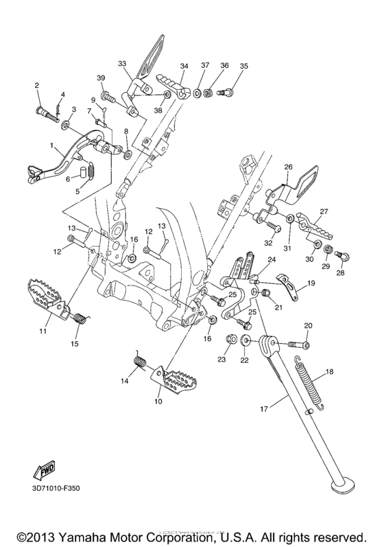 WR25RBCL Подножки