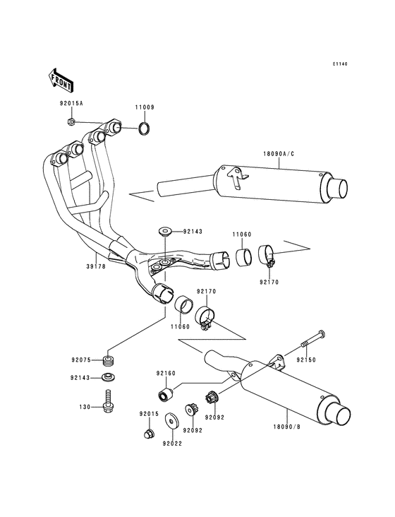 Muffler comp