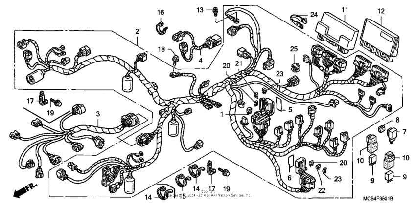 Wire harness (st1300a)