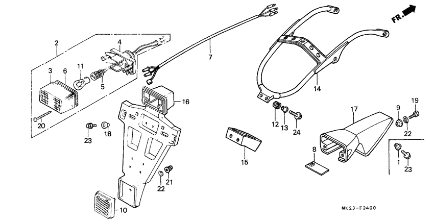 Taillight unit ass`y