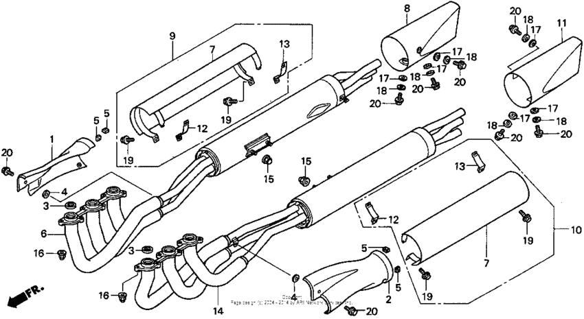 GL1500C Глушитель