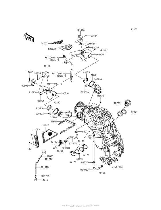 ZG1400 Воздушный фильтр