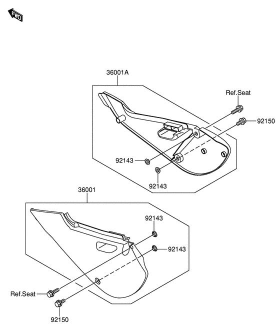 RM65 Боковая крышка