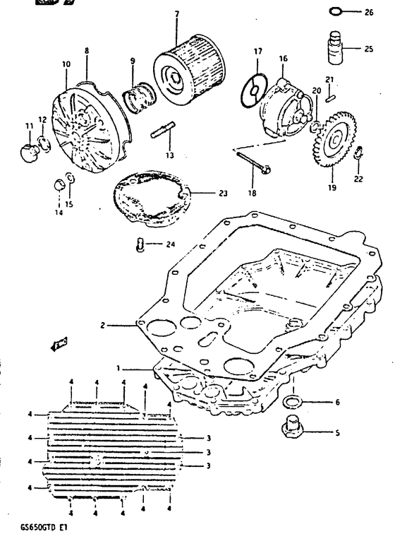 Oil pump - oil filter