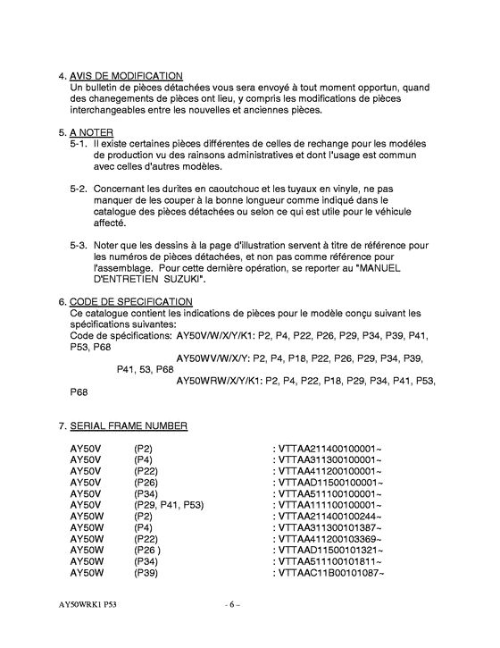 AY50 Catalog preface