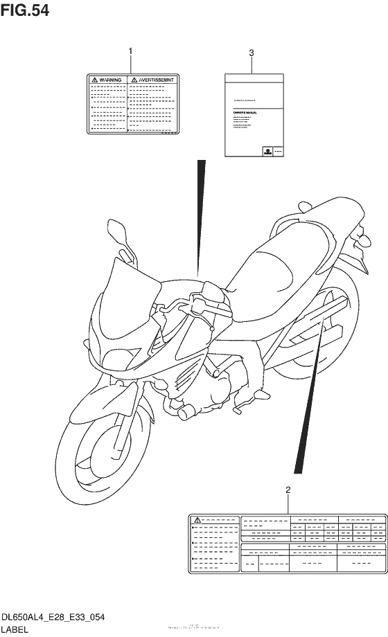 Label (Dl650Al4 E28)