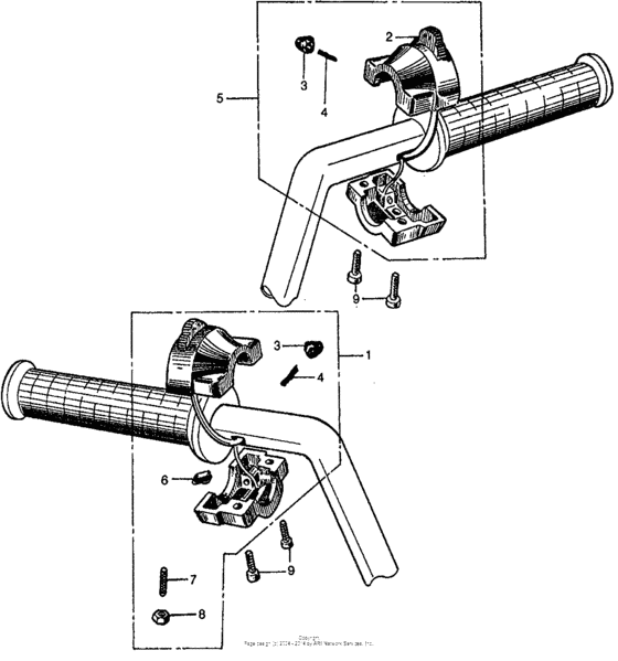 Ca160 horn button + starter switch