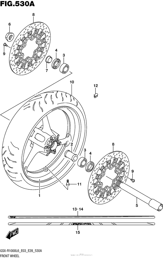 Front Wheel (Gsx-R1000L6 E03)