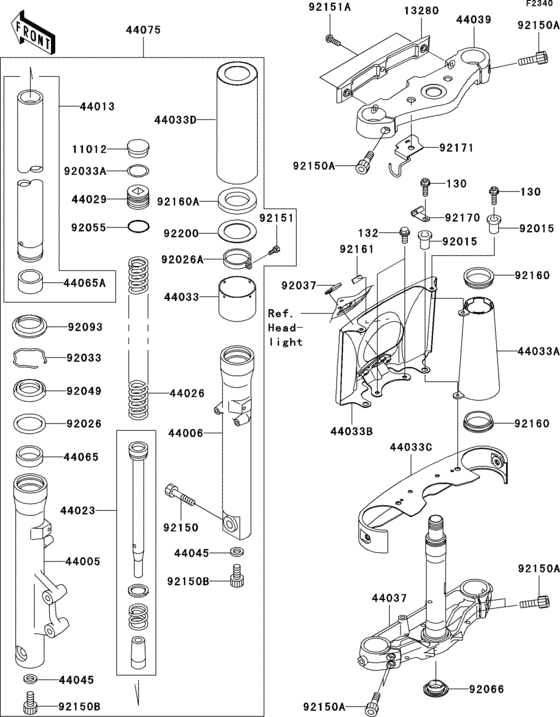 Front fork(1/2)