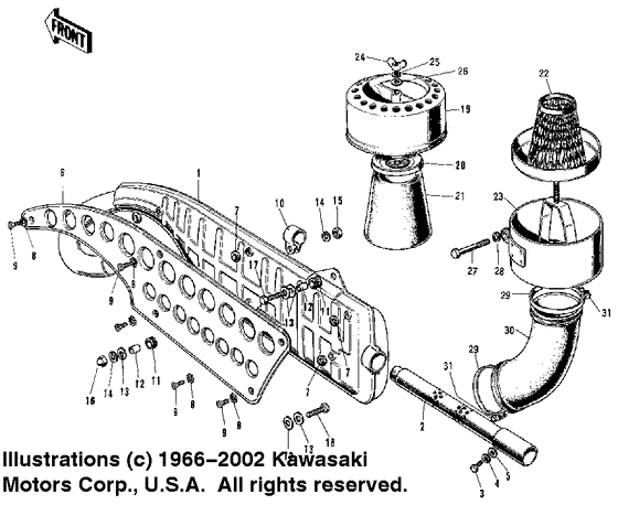 Air cleaner/muffler