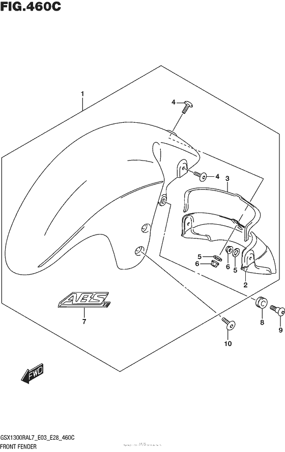 Front Fender (Gsx1300Ral7 E33)