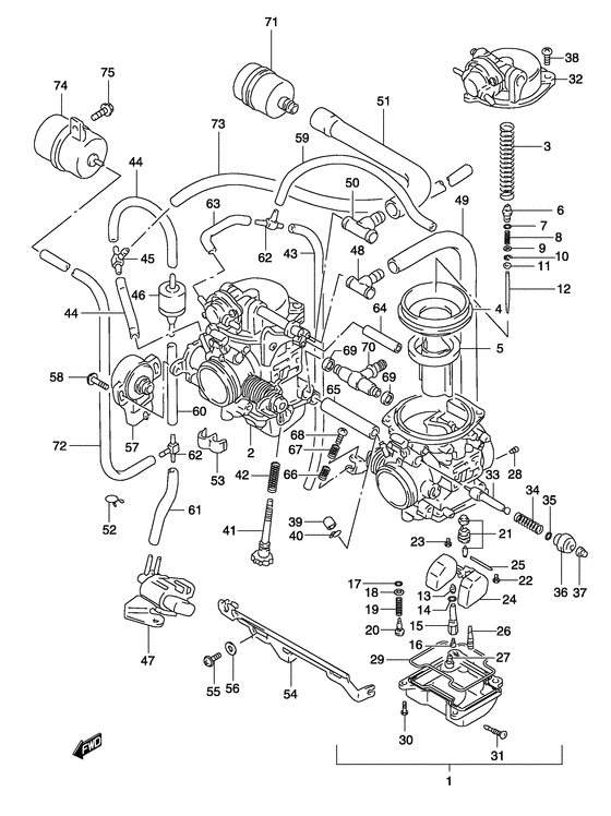 Carburetor assy
