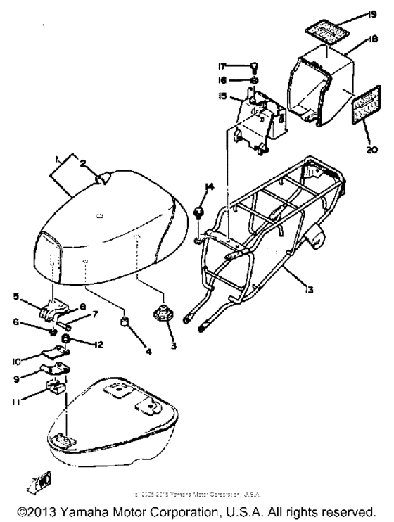 QT50T Сиденье