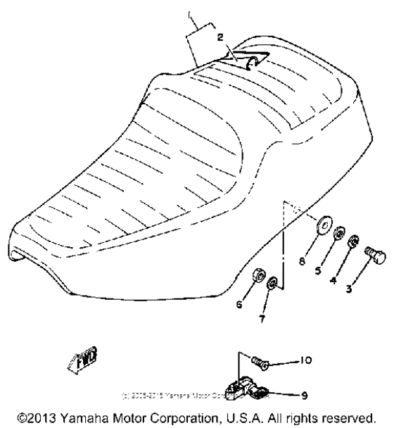 SR185H Сиденье