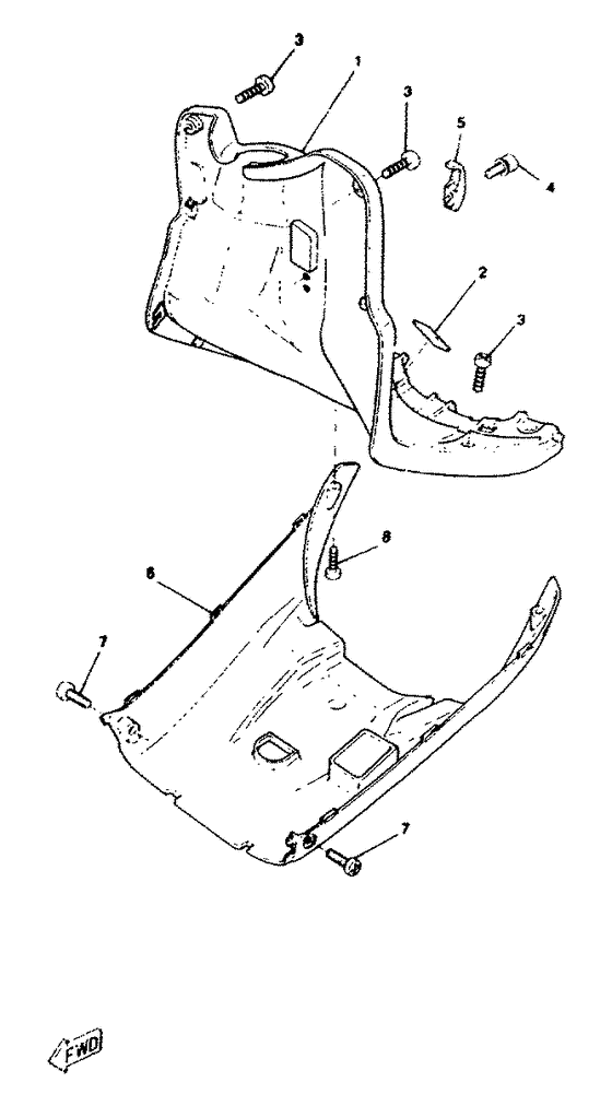 CW50RS Ветровое стекло