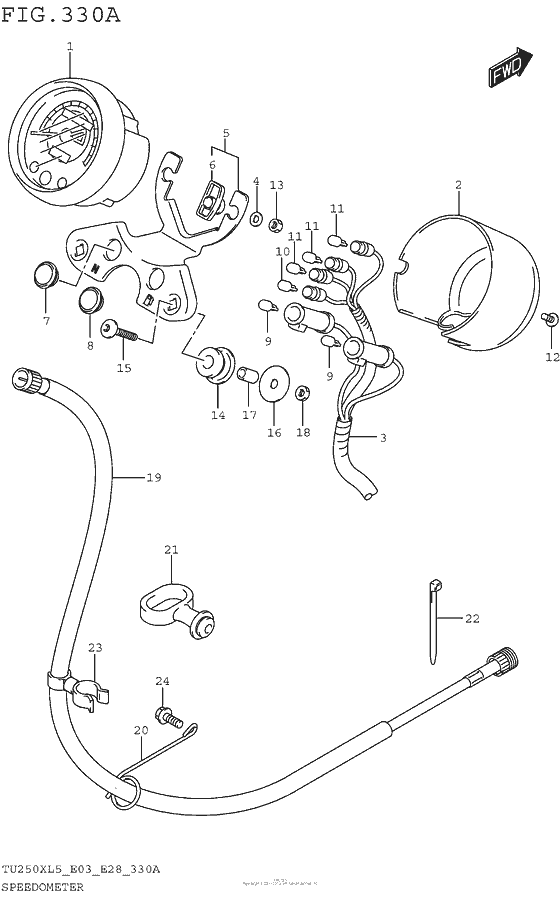 Speedometer (Tu250Xl5 E03)