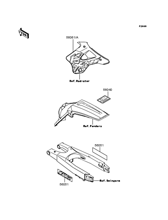 KX125 Наклейки