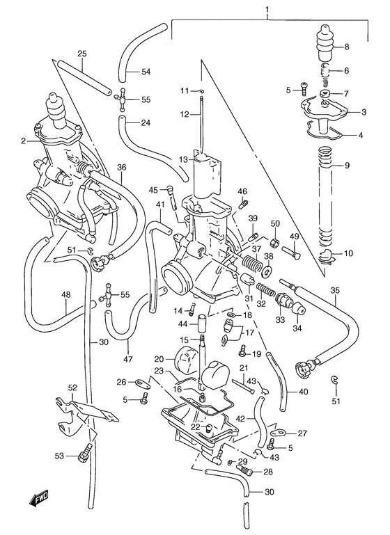 Carburetor assy