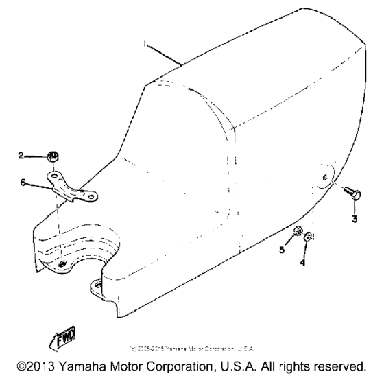 TZ750A Сиденье