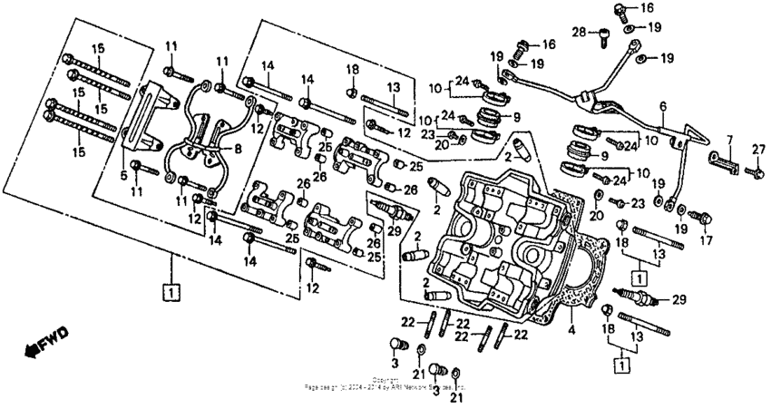 Front cylinder head ii