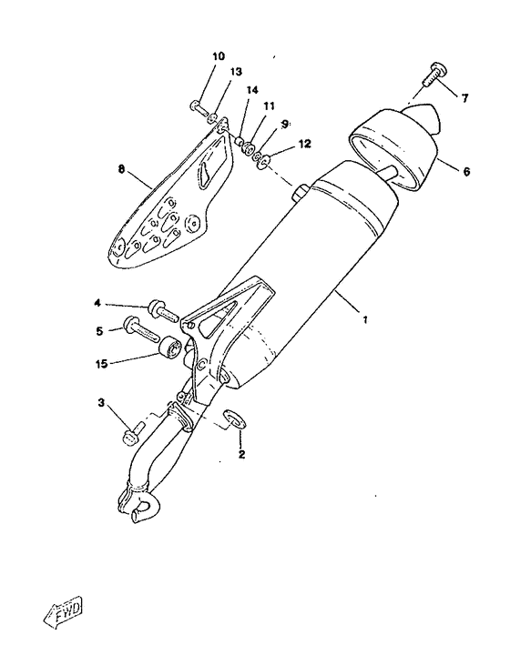 CW50RS Выхлопная система