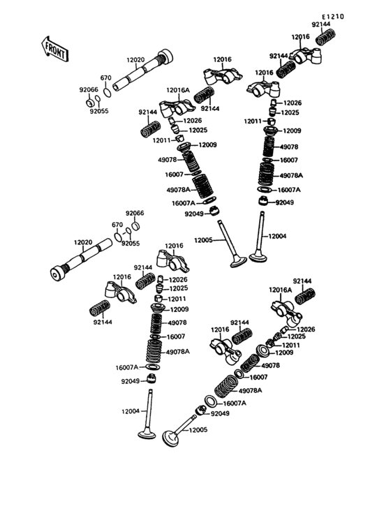 VN1500 Клапана