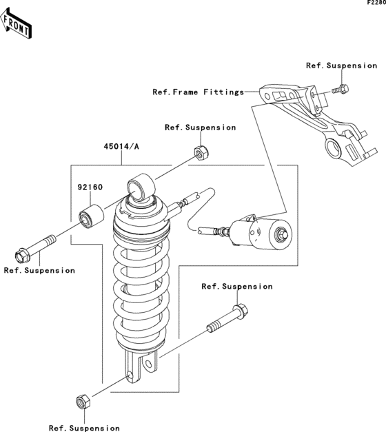 ZX1200 Амортизатор