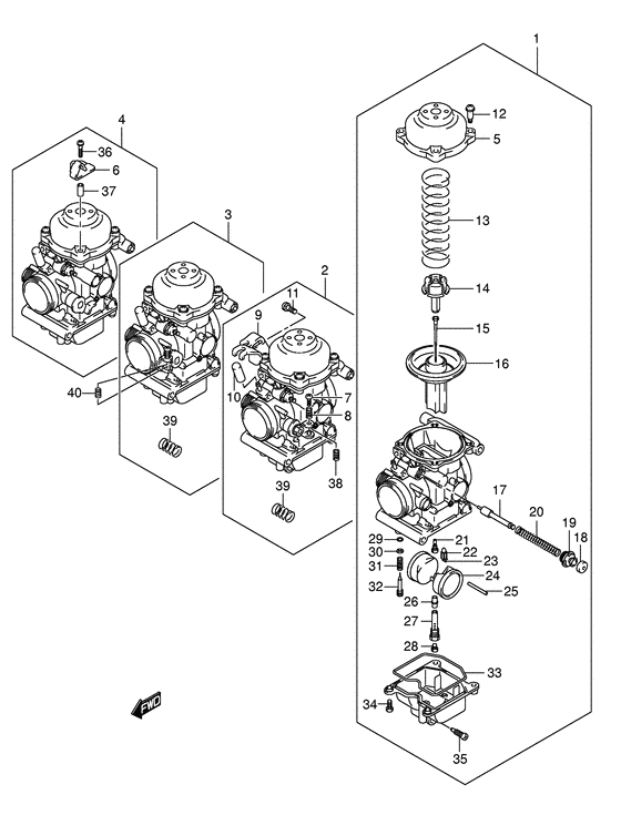 Carburetor assy