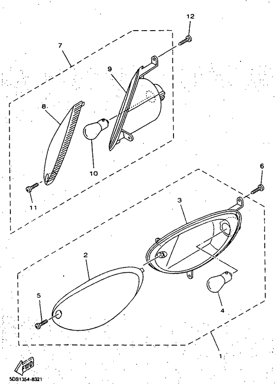 YP125R Поворотники