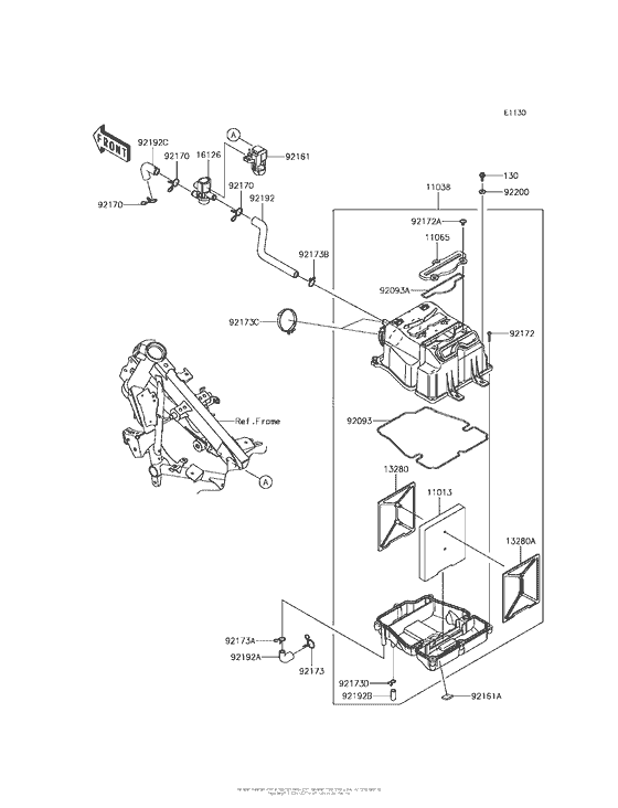  Воздушный фильтр