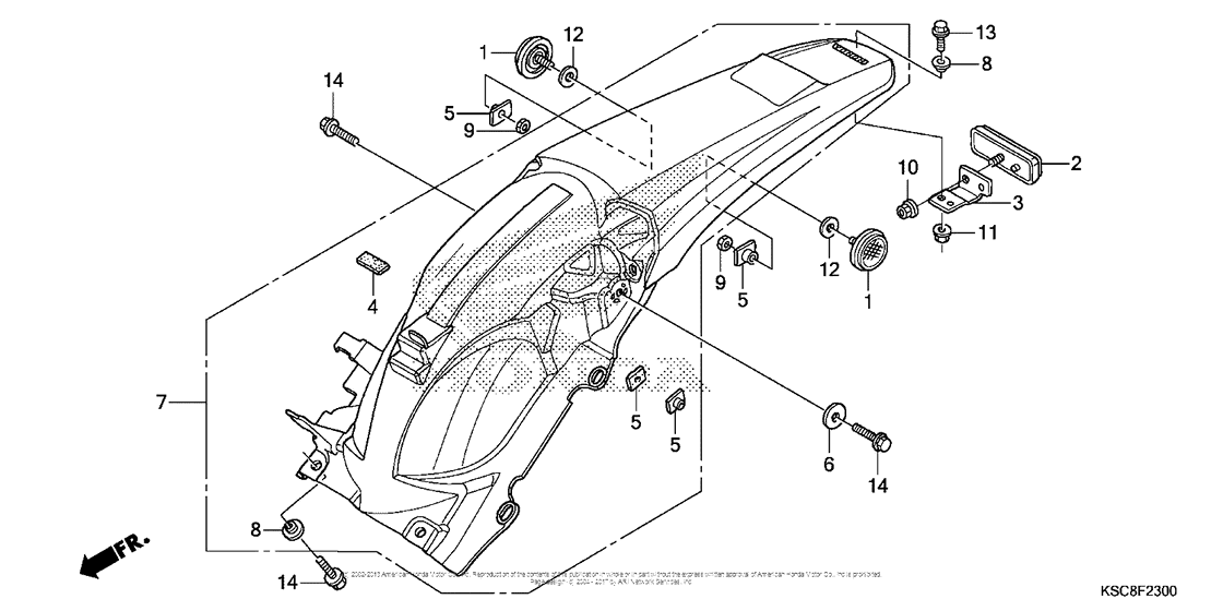  Задний бампер