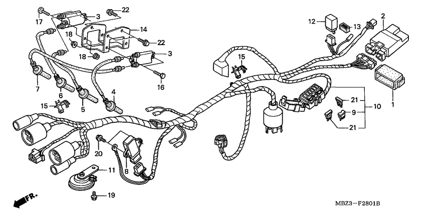 Harness wire