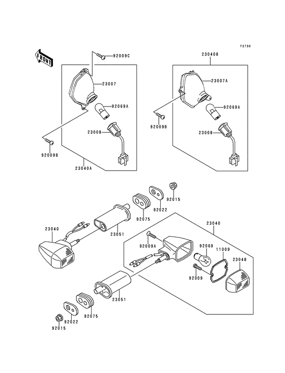 ZG1000 Поворотники