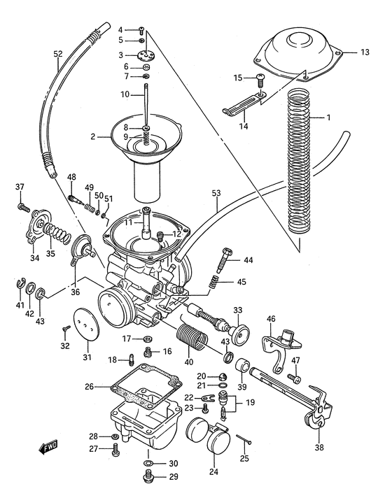 Carburetor assy
